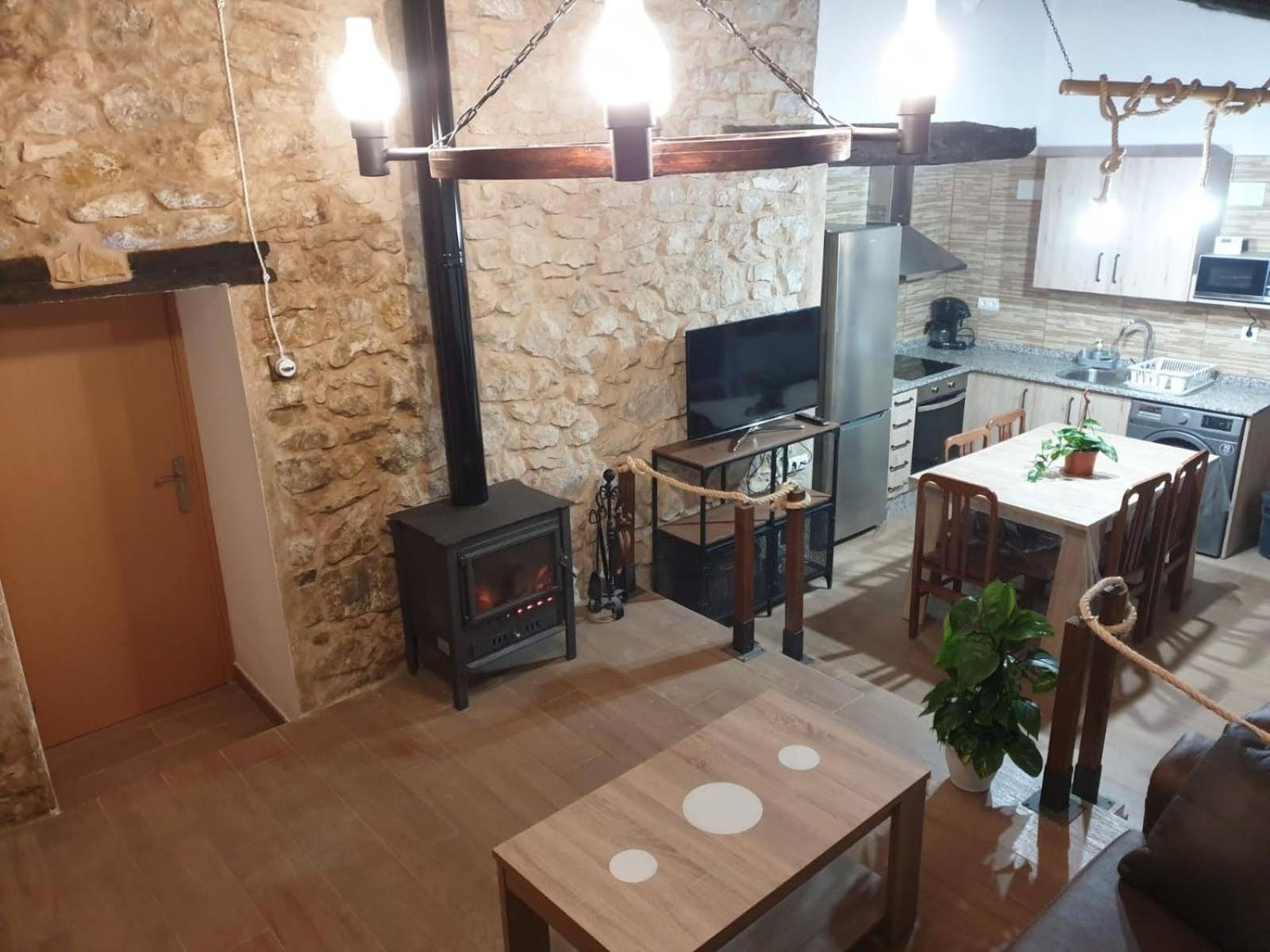 Casa Rural Chulilla Villarroya de los Pinares Værelse billede